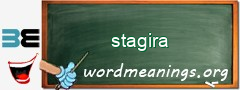 WordMeaning blackboard for stagira